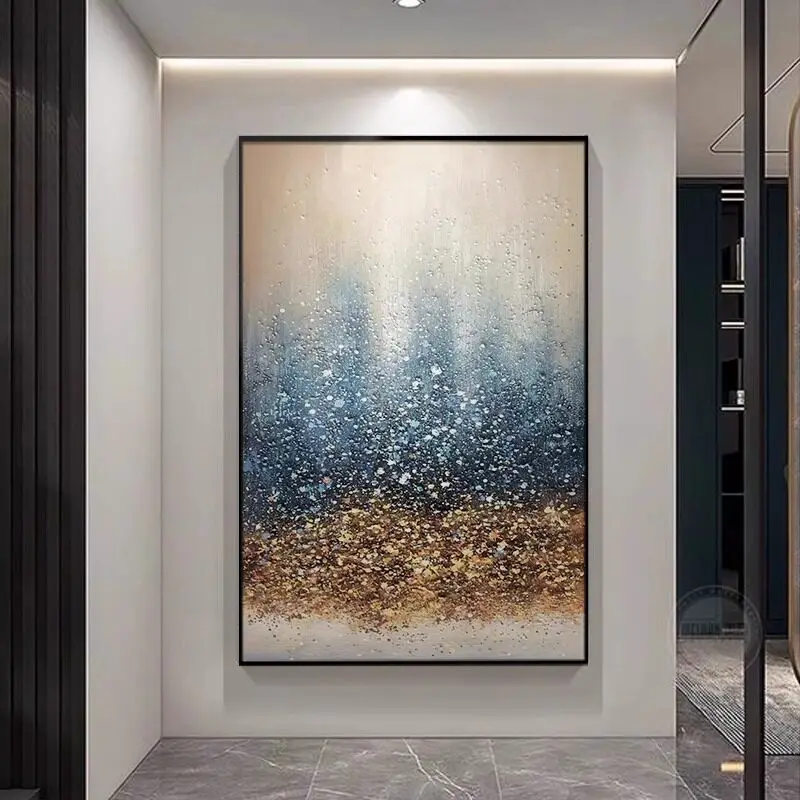 Light luxury living room sofa background wall decorative painting Modern simple abstract hanging painting minimalist home decor