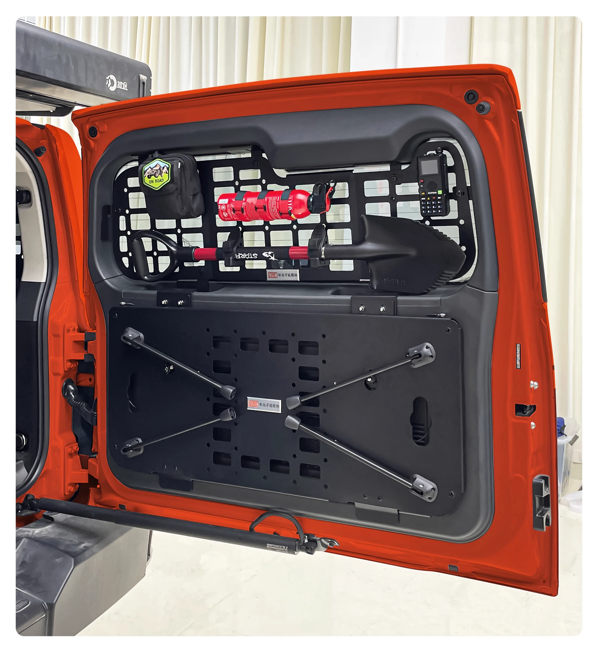 

Tail Window Organizer Tactical Molle Panel CGZ Tailgate Storage Rack Foldable Table For GWM Tank 300 2020-2025