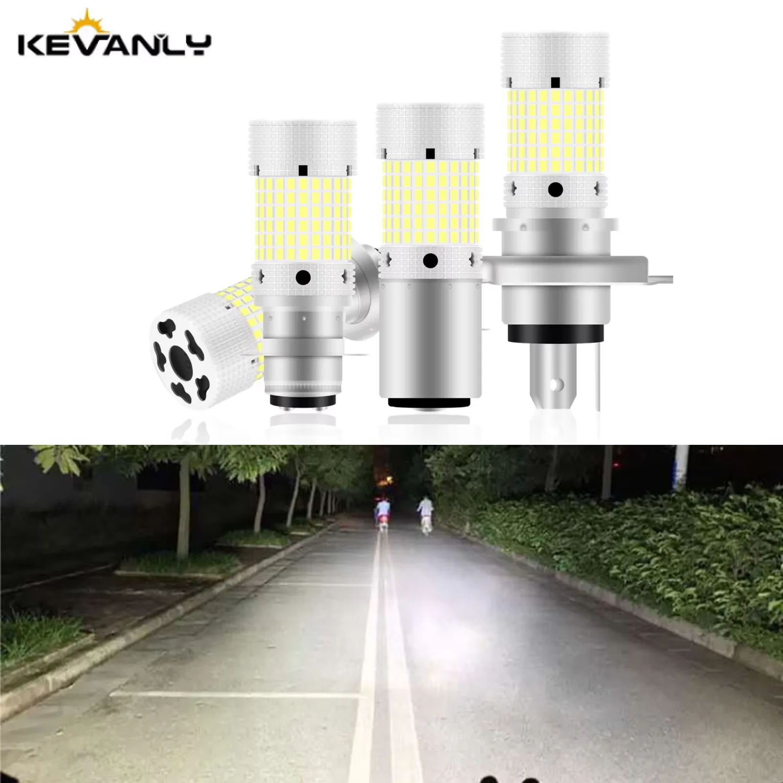 High-Power H4 Led Light P15D H6 Ba20D Led Motorcycle Headlight with Fan Drive Super Bright Driving Light Fog Lamp High Low Beams