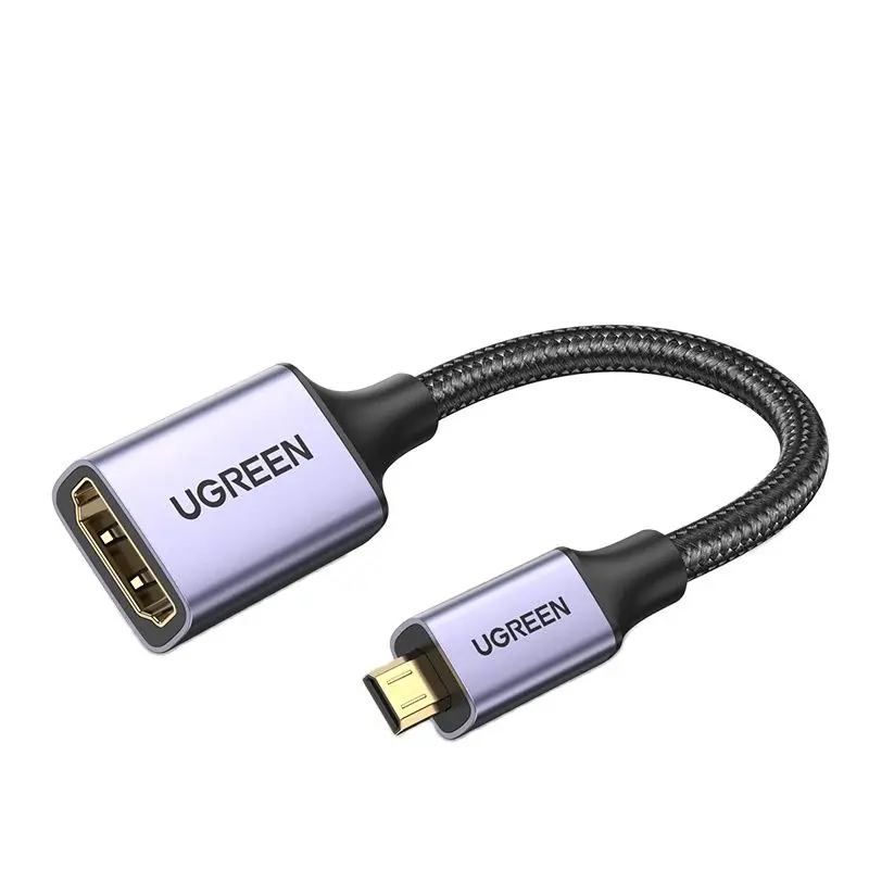 Adaptador compatível com UGREEN para GoPro Hero 7, Raspberry Pi 4, Sony, Cabo trançado Nikon, 4K,
