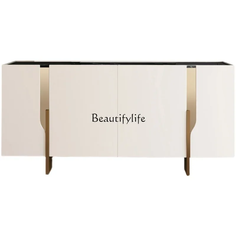 

ls 42Light luxury marble foyer, entrance cabinet, living room aisle, modern simple tea cabinet