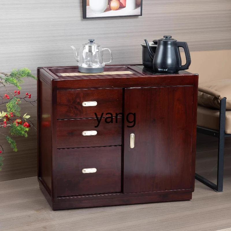 

YHM mobile tea table tea table kettle integrated household