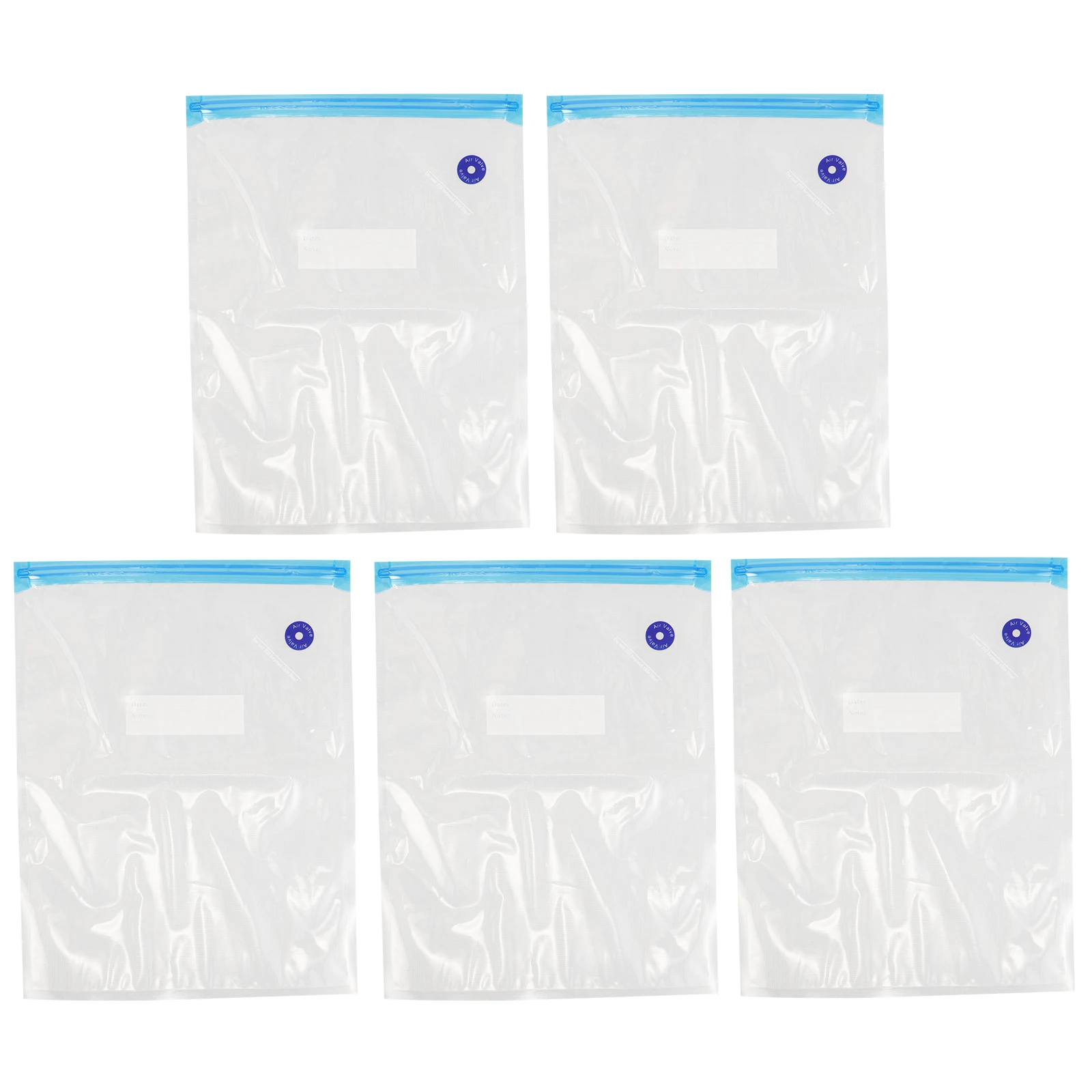 

1 set PA PE Vacuum Compression Bags High Temp Resistant Freezable Food Storage Sealer Pouches Easy Use Universal Design Long
