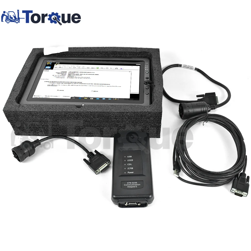 Heavy Duty Scanner Truck Diagnostic tool for CAT ET 4 Cater Adapter 478-0235 CAT4 Communication+Getac Tablet