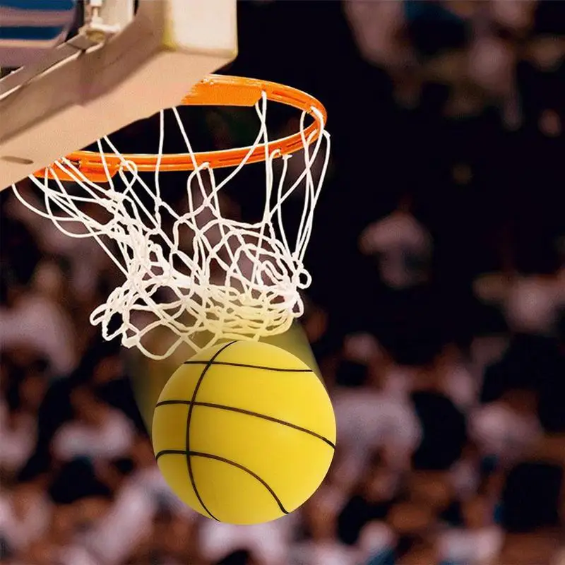 静かなバスケットボール 静かなボールおもちゃ サイレントボール 安全なギフト 子供と大人向け トレーニング 屋内バスケットボール プレイルームヤード用