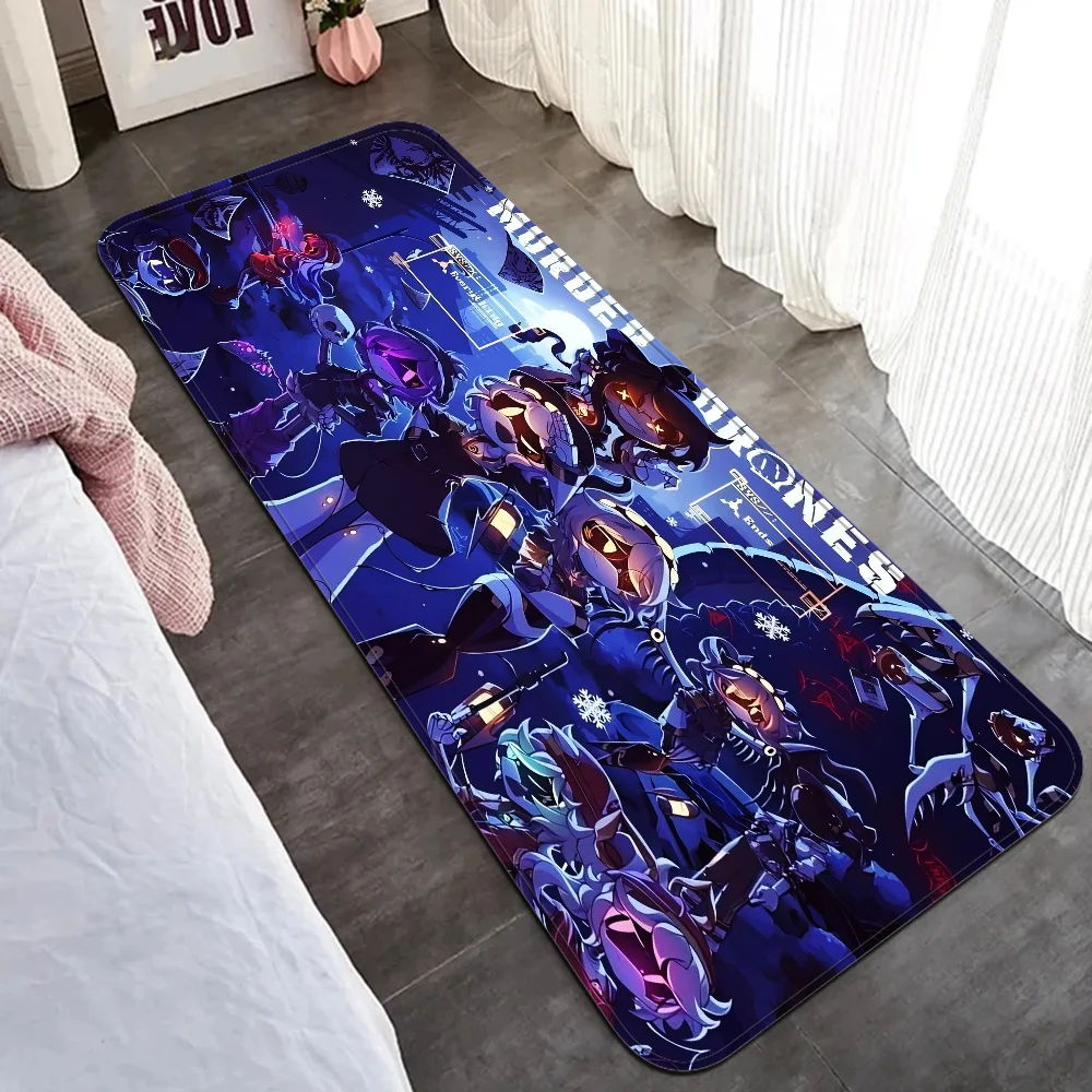 M-Murder Drones Room Mats Retro Multiple Choice غرفة المعيشة المطبخ البساط عدم الانزلاق ترحيب البساط