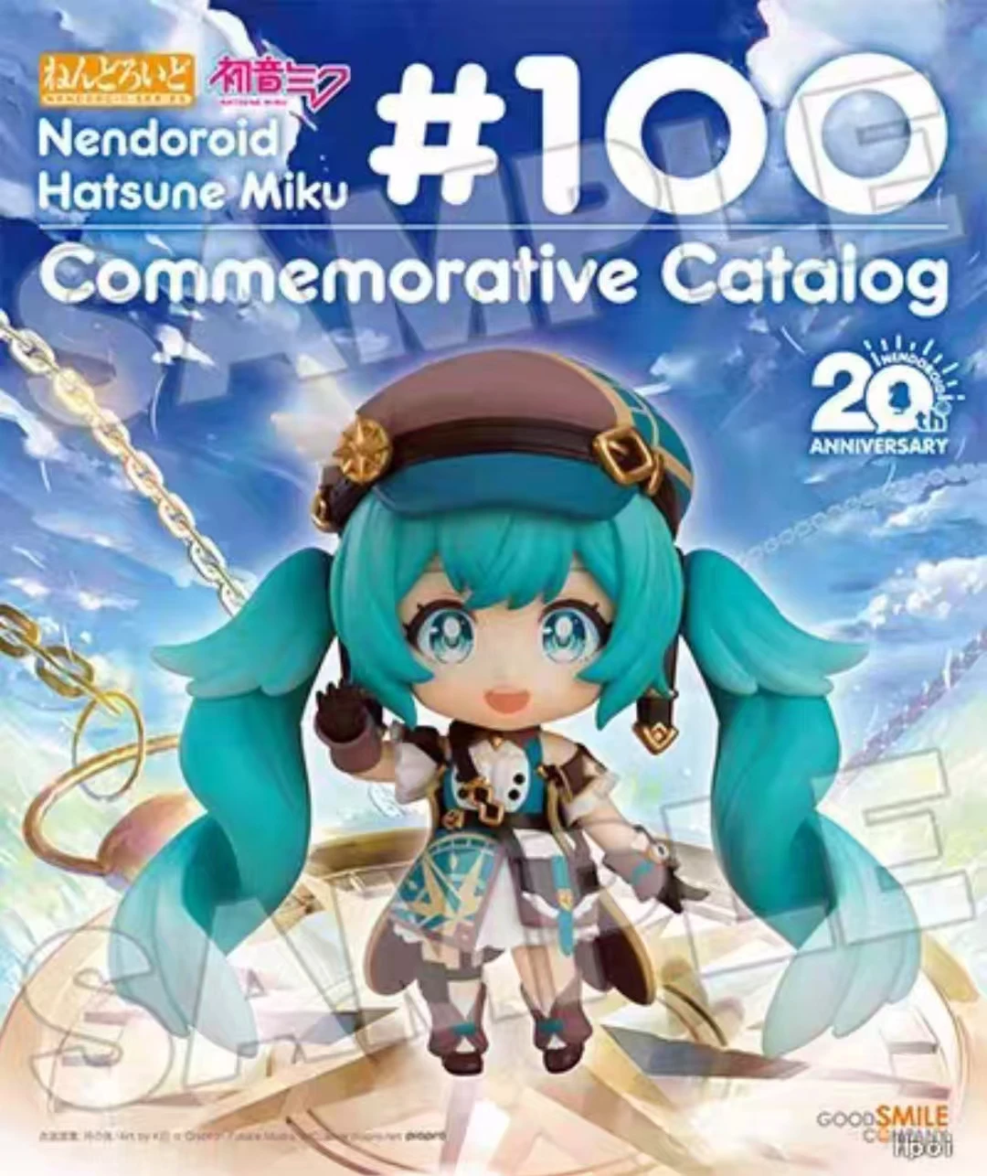 

In Stock GSC 2639 Hatsune Miku 100th Adventure Ver. 20th Anniversary Edition Official Limited Edition Anime Model Toys