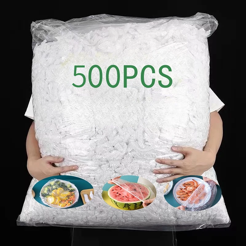 Disposable Fresh Keeping Bag Food Cover Wrap Bowl Dish Cover Plastic Bag Fruit Food Leftovers Protection Food preservation