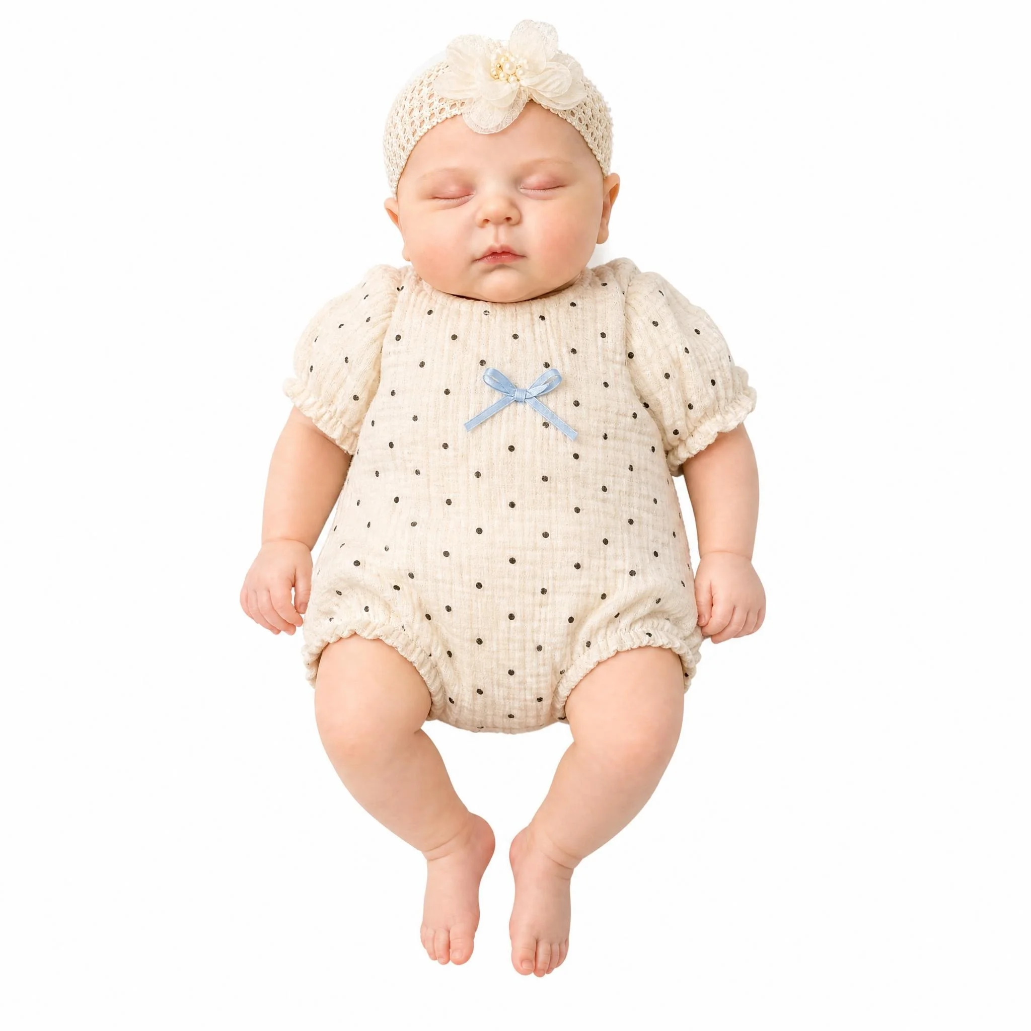 NPK 19inch Peaches Solid Platinum Silicone Mouth Can Open Resilient Real Baby 3.6KG Weight Comes With Pacifer In The Picture