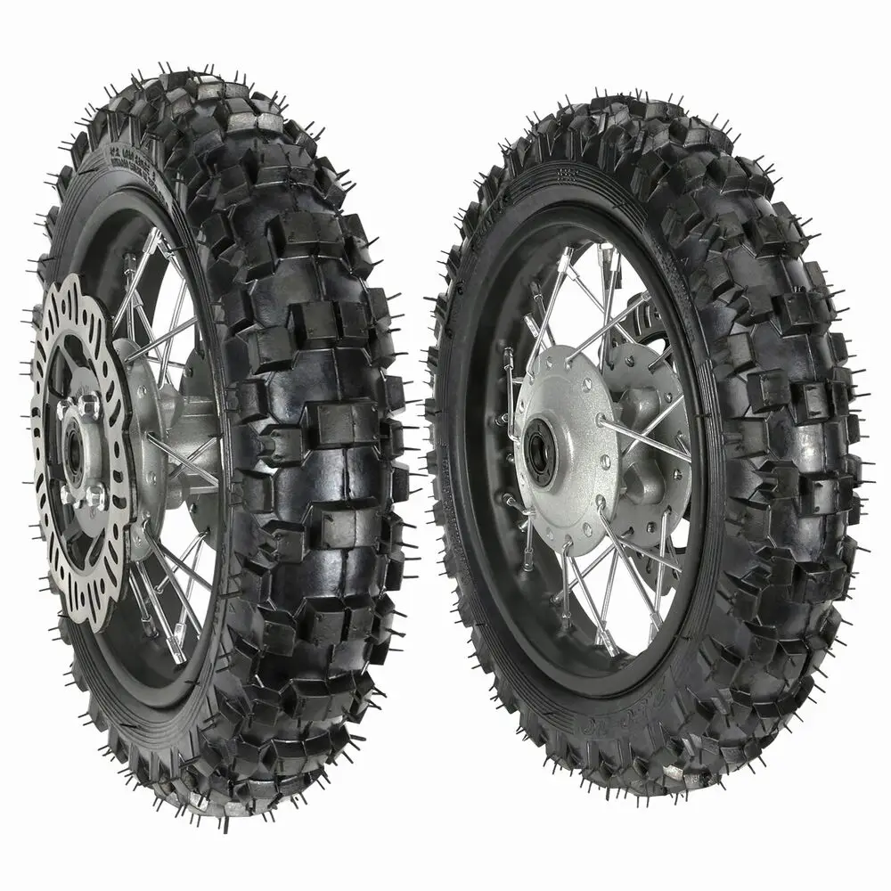 Tdpro-フロントおよびリアタイヤチューブ,12mm,3.00-10および2.50-10 1ピース,Crf50 xr用ディスク,自転車およびオートバイ用