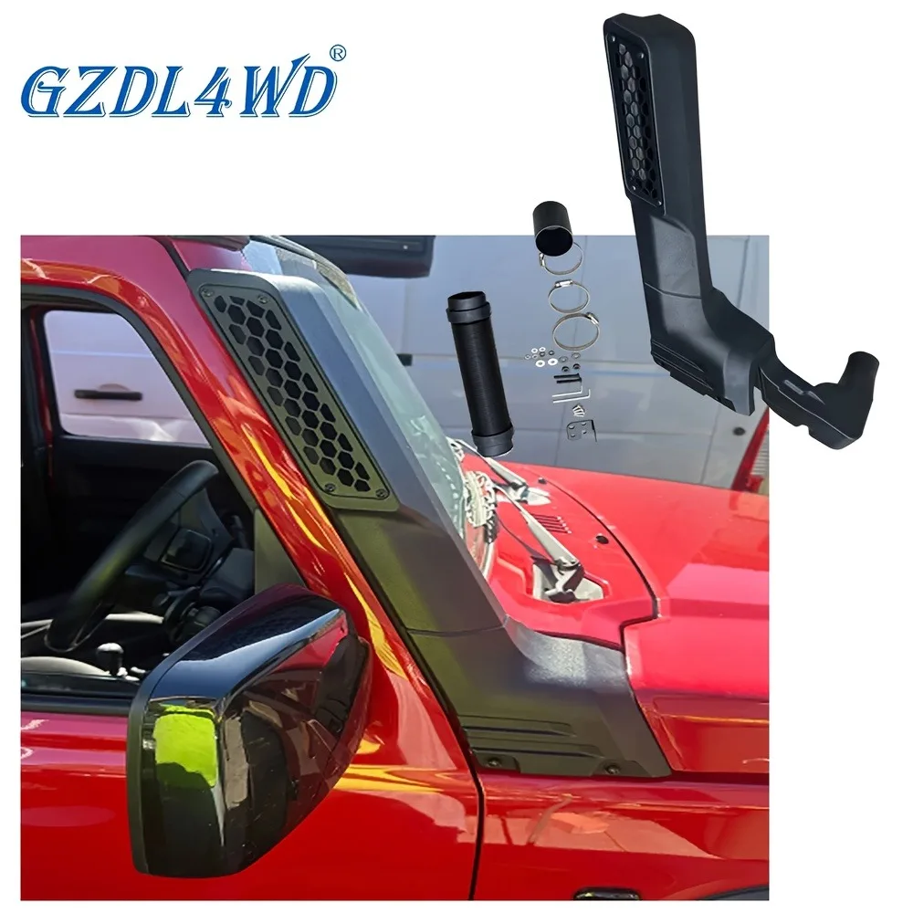 

Для Suzuki Jimny JB64 JB74 2019+ комплект трубки для бездорожья, приподнятый воздухозаборник, водонепроницаемый и пылезащитный шланг для защиты двигателя