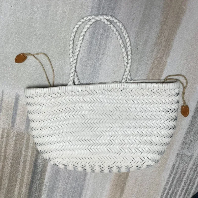 Simple Elegant Handbags Large Capacity Straw Rattan Woven Bag 2024 New Casual All-match Purses Clutch Female Luxury Bolsos Mujer