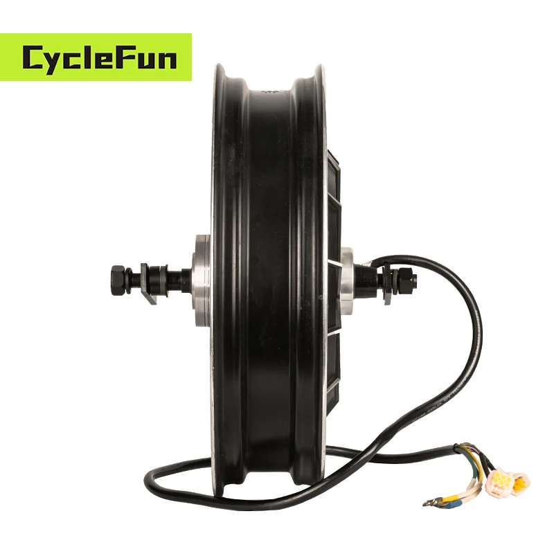 16x3.5 inci 110kmh HY 260 Nilai 4KW 72V V2 BLDC 4000W Motor Hub untuk Sepeda Motor Listrik