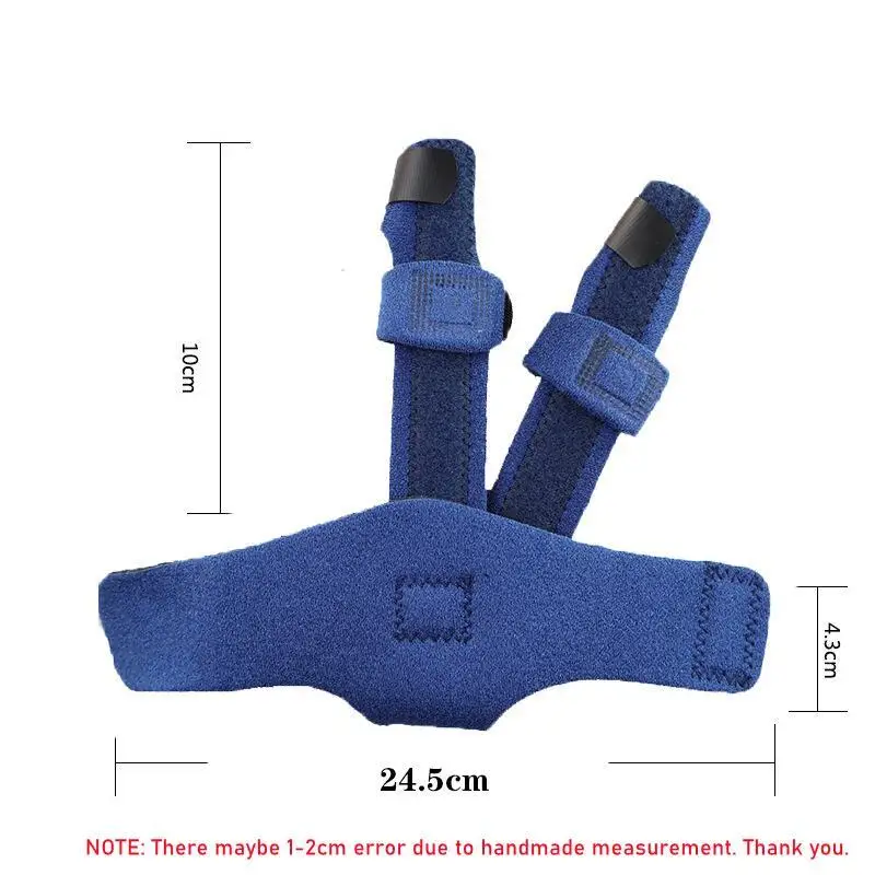 Adjustable 2 Finger Splint Hand Wrist Brace Support for Trigger Finger Aluminum Support Brace Guard Splints Tendon Pain Relief