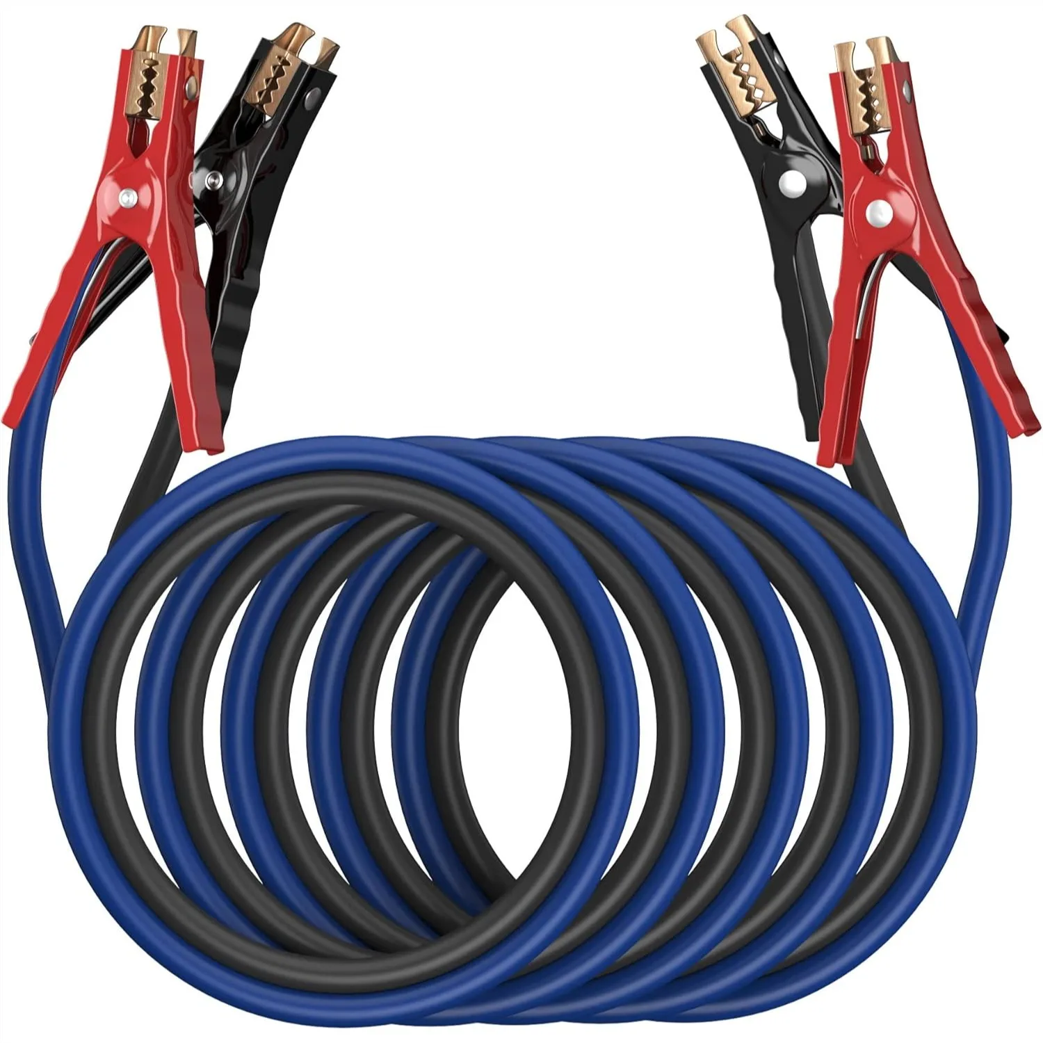 

Heavy Duty Jumper Cables 4 Gauge 20FT 600Amp Booster Cables for Car Battery with Carry Bag Gloves Brushes