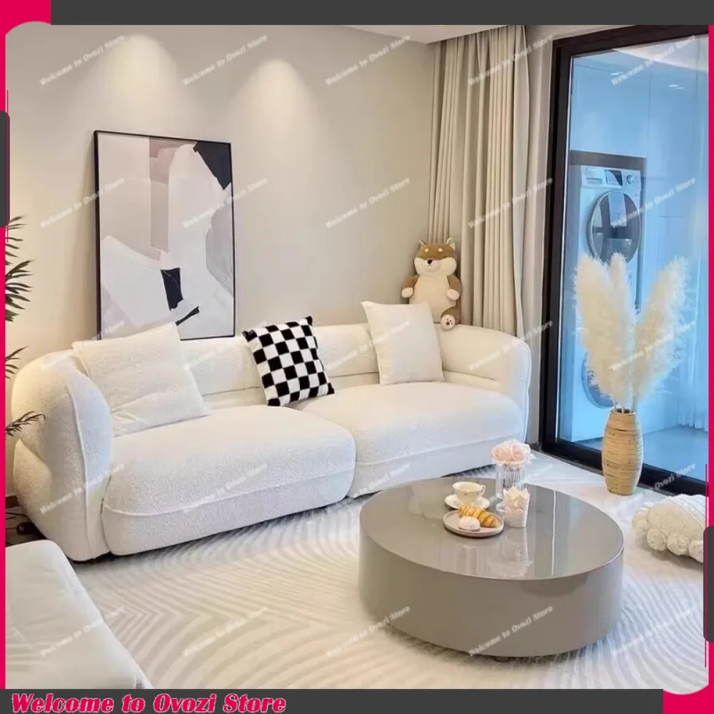 

Lazy Wall Living Room Sofas Minimalist Europe Cinema Corner Sofas Designer Divan Divano Soggiorno Di Lusso Home Furniture