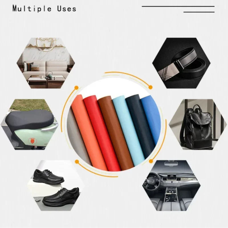 200x137 Leather Repair Sticker Self-adhesive Patches Repair Pu Black Leather Fabric Patches Sofa Hole Car Seats DIY Leathercraft
