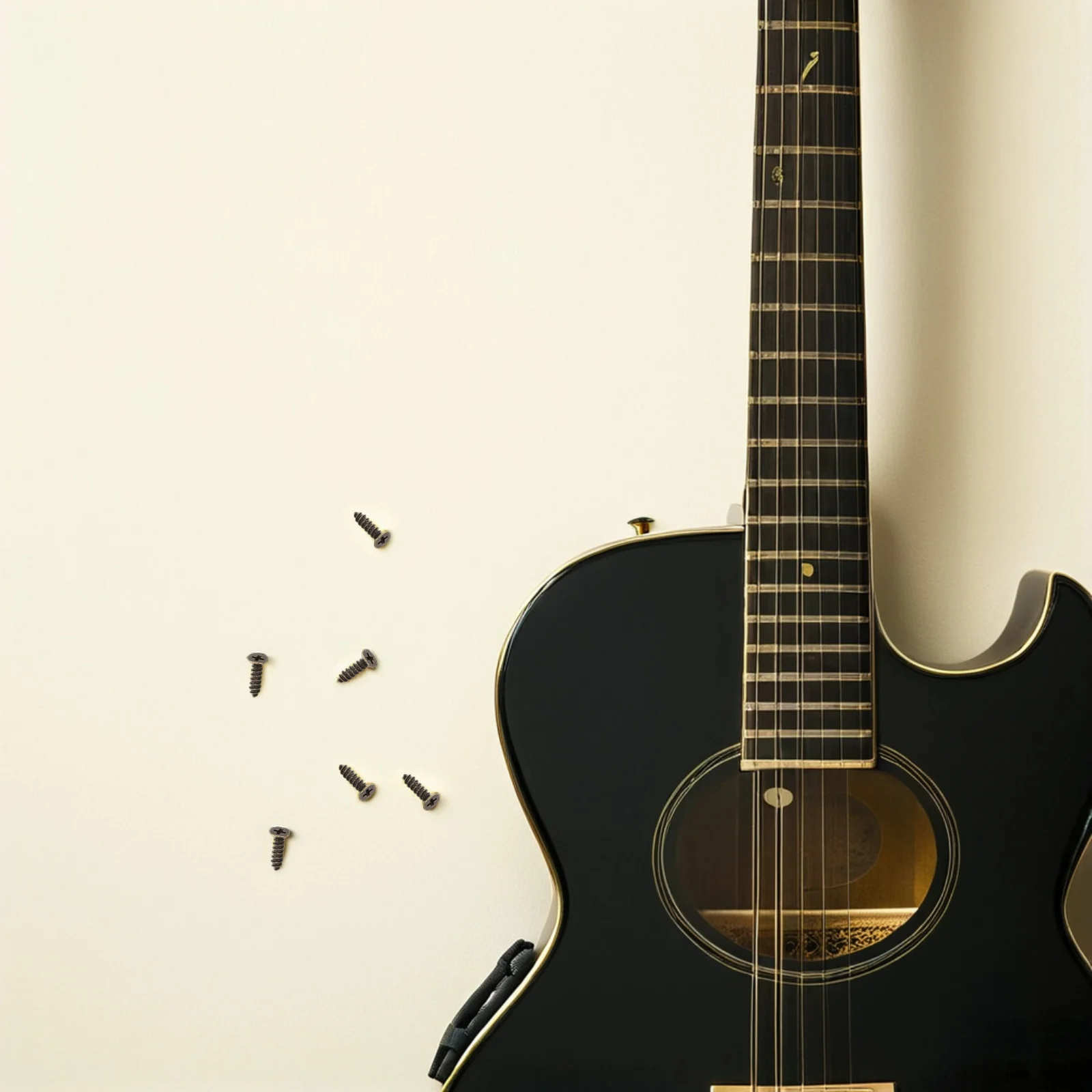 

900Pcs Electric Guitar Bass Pick Guard Screws Vintage Style Self-Tapping Scratch Plate Mounting Screws Pick Guard Screw