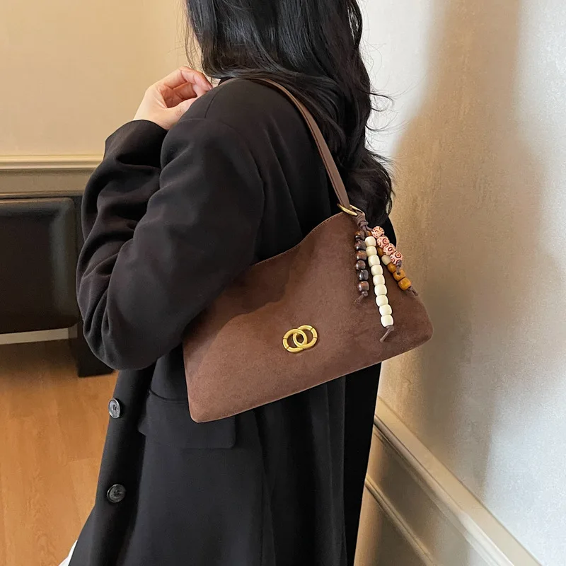 

2025 Chic Top-Handle Bag, Casual Convertible Shoulder Purse for Women, Cold-Weather Day to Night Tote, Textured Carryall