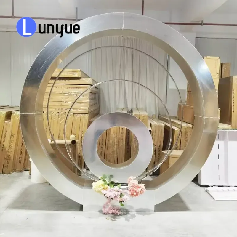 Wedding Hotel Arch Balloon Door Decoration Background Stand Display Props for Event Party Stage Backdrop Wall Decor Easy