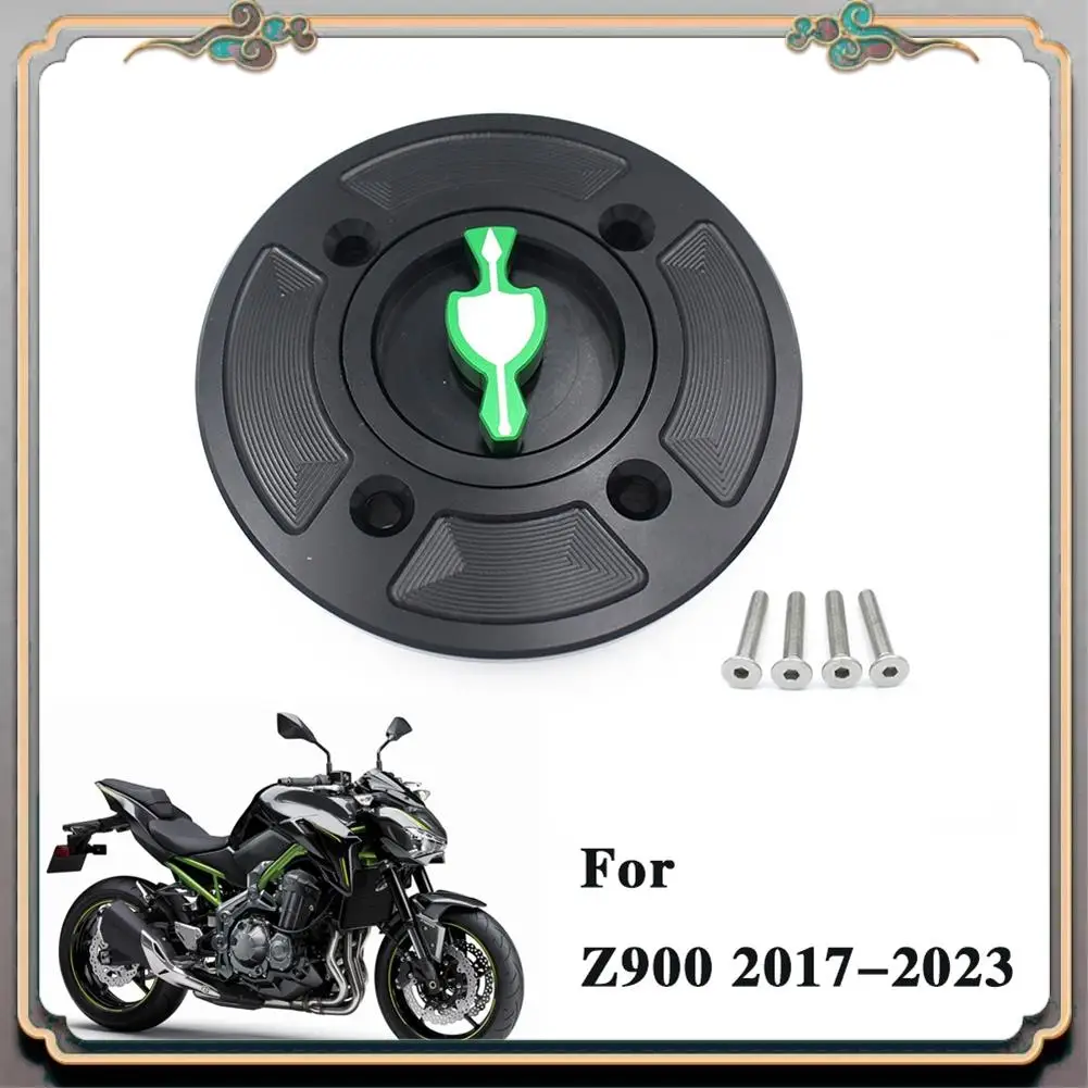 

A73Q-Motorcycle Fuel Tank Caps For KAWASAKI Z900 2017-2023 Fuel Filler Door Cover Replacement Parts