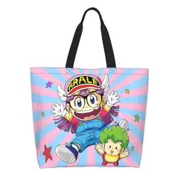 Fashion Print Dr. Slump Anime Manga Tote Shopping Bags Portable Canvas Shoulder Shopper Arale Norimaki And Gatchan Handbag