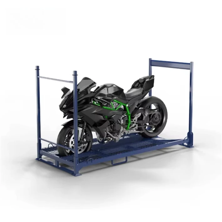 Powder Coating Metal Foldable Transport Custom Motorcycle Pallets