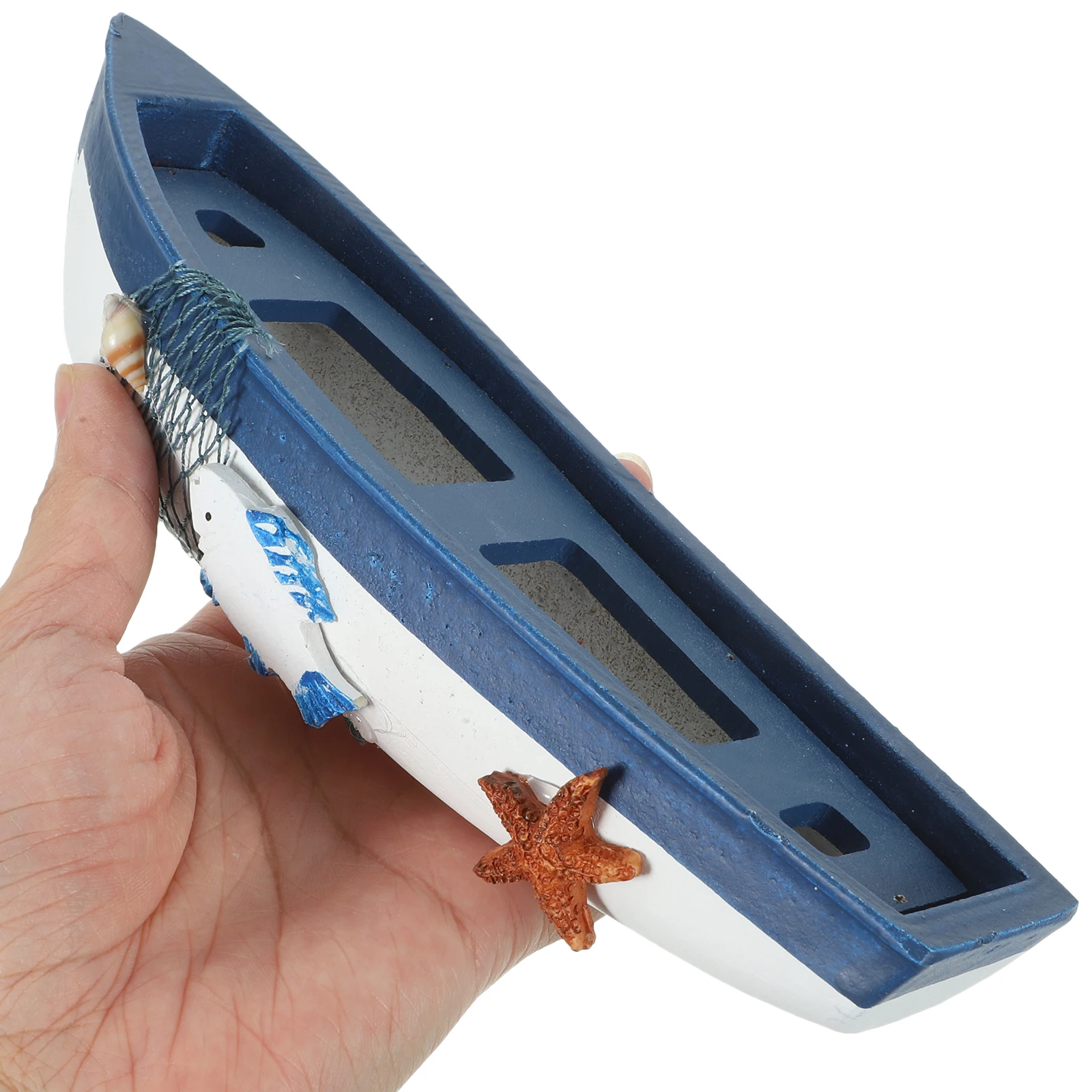 

Mediterranean Style Nautical Sailboat Wooden Desktop Decoration Creative Home Office Bedroom Ornament Elegant Sailing Ship Craft