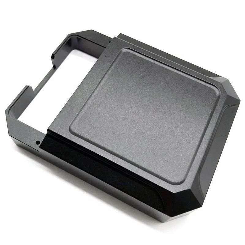 CNC Rapid Prototyping China Factory Custom CNC Machining Aluminum Shell Black Anodized Sandblasted for Electronic Equipment