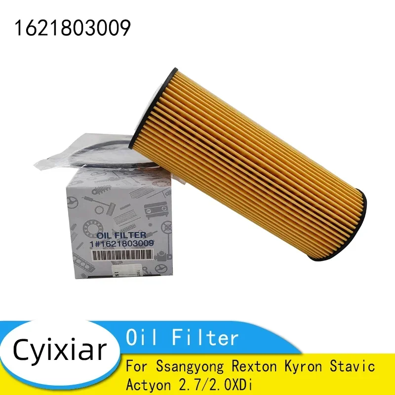 Brand New Genuine Oil Filter 1621803009 for Ssangyong Rexton Kyron Stavic Actyon 2.7/2.0XDi A1621803009