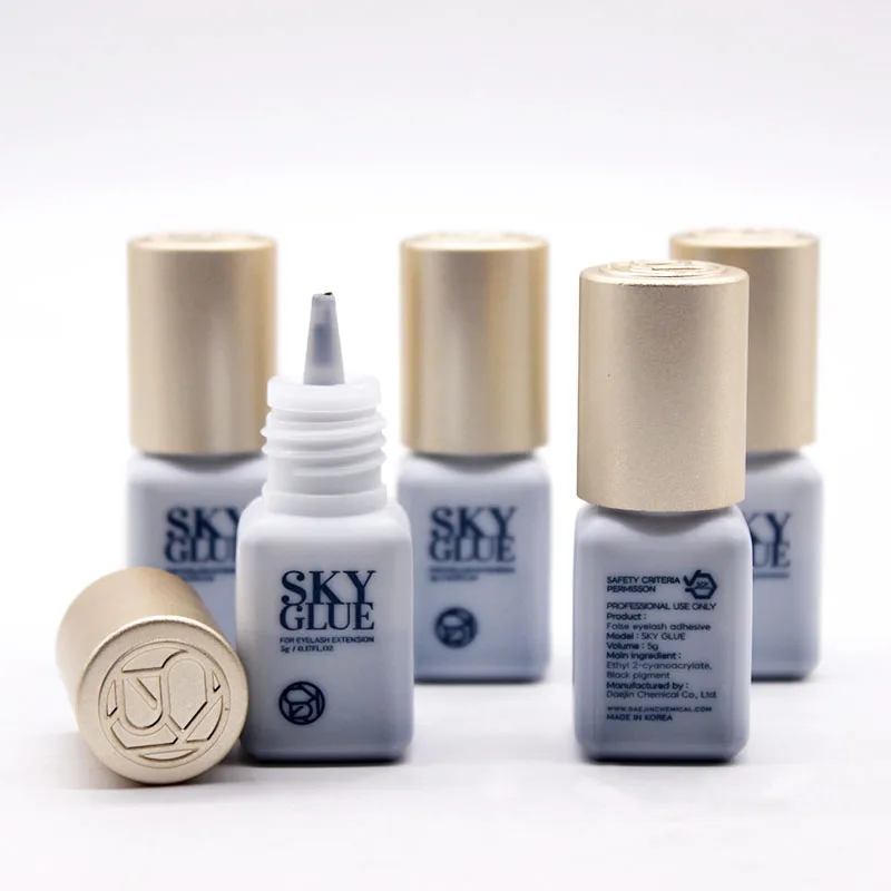 5g New Sky RA-01 Glue 0.5s Fast Dry Strongest False Eyelash Extension Adhesive Original Korea No Irritation Makeup Health Tools