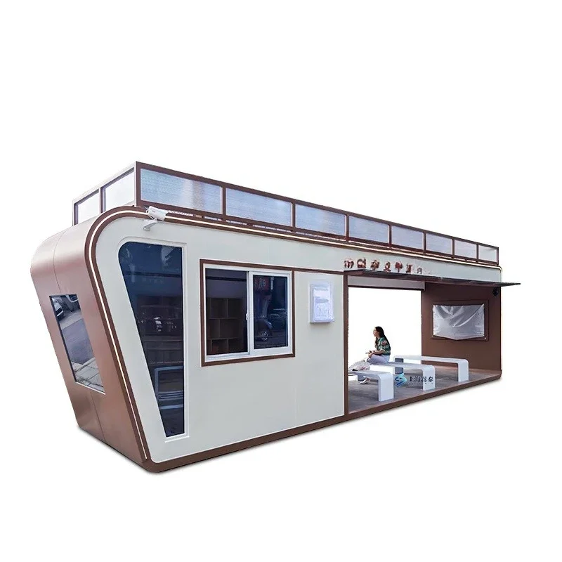 Outdoor mobile office rest station smart apple cabin mobile house container