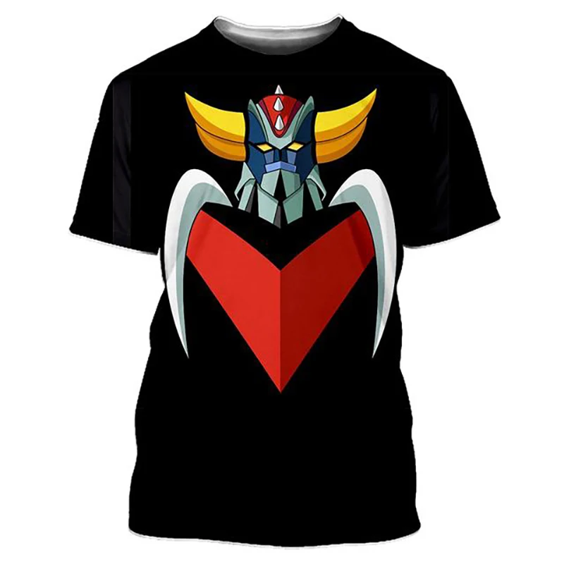 Футболки Goldorak, аниме НЛО, робот Grendizer, уличная одежда с 3D принтом, мужская и женская модная футболка большого размера, детские футболки, топы, мужская одежда Футболки Goldorak, аниме НЛО, робот Grendizer, уличная одежда с 3D принтом, мужская и женская модная футболка большого размера, детские футболки, топы, мужская одежда