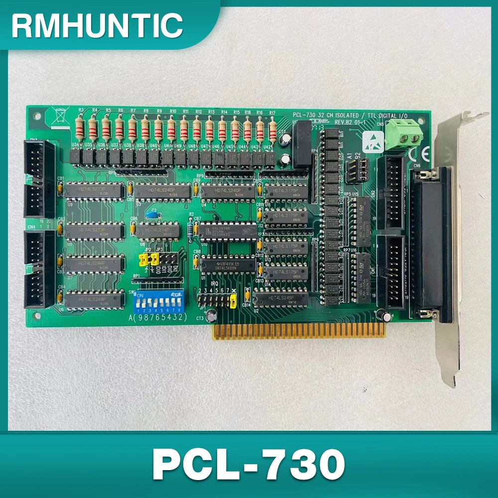 

32 Channel Isolated digital I / O Isa Card PCL-730-32 Ch For Advantech PCL-730 REV.B2