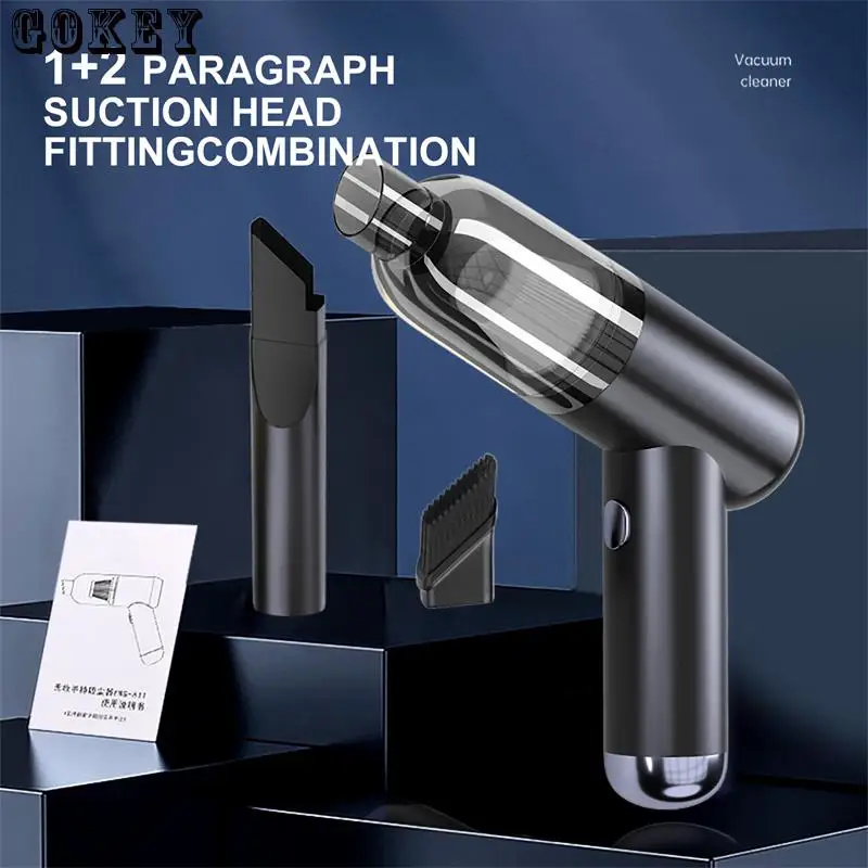 10000Pa Wireless Car Vacuum Cleaner 120W Portable Cordless Vacuum Cleaner Large Suction Wet & Dry Handheld Car Home Cleaner G265