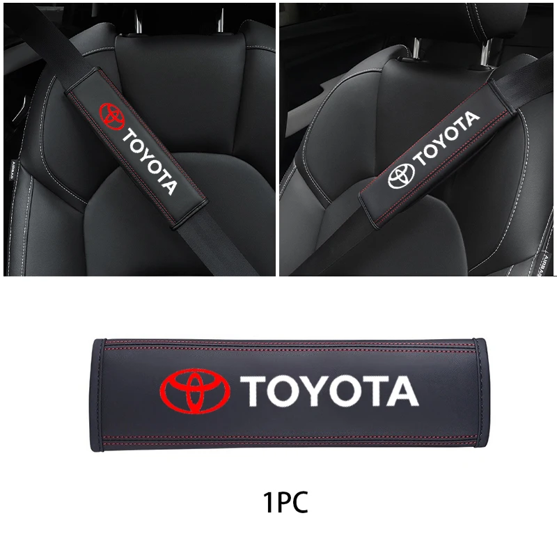 Car Safety Belt Shoulder Cover Protection Seat Belt Pad For Toyota Corolla Camry Rav4 Yaris hilux Prius Auris Accessories