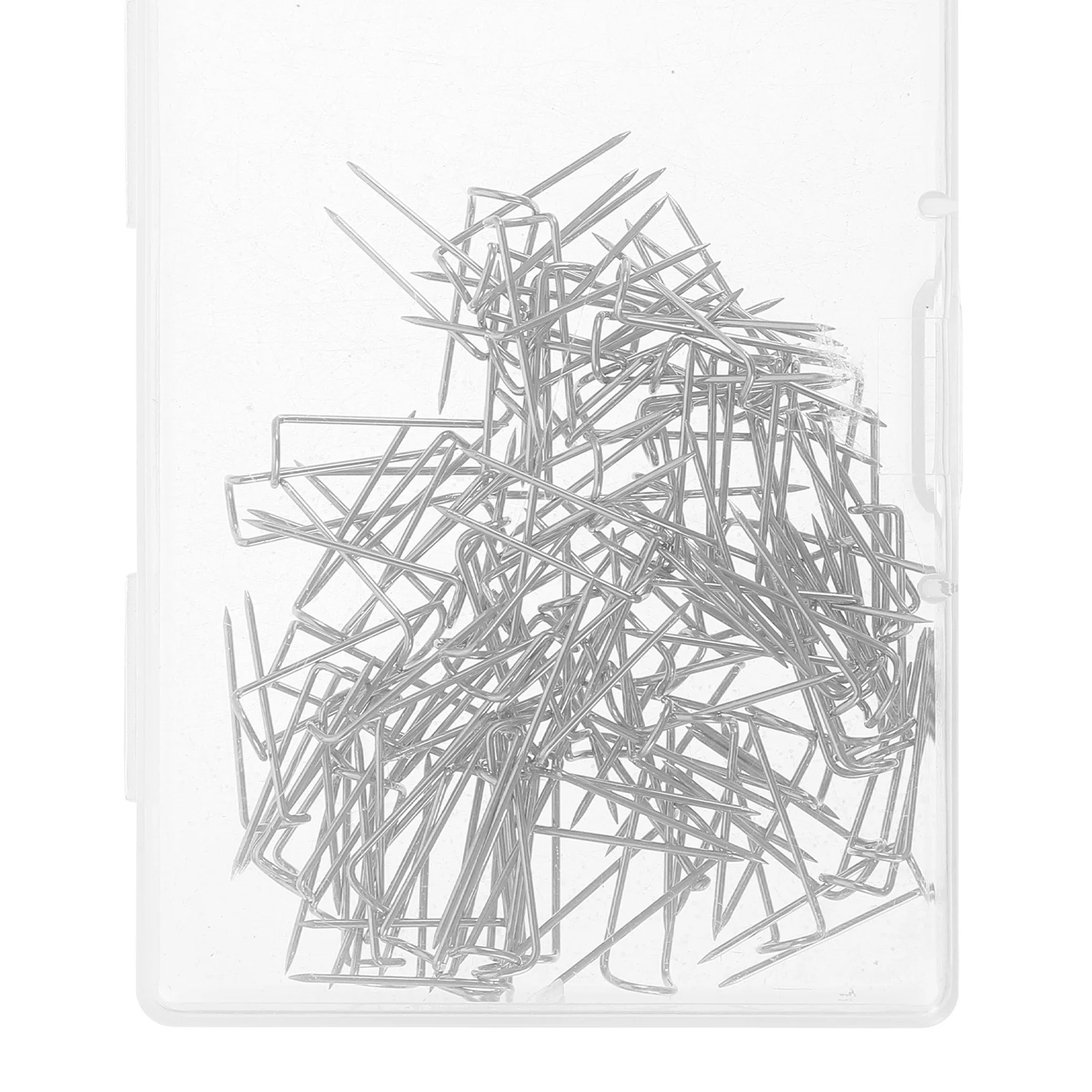 دبابيس خياطة متعددة على شكل حرف U قابلة لإعادة الاستخدام، لوازم خياطة اللحف الصلبة المدببة، إبر سطحية أملس للحرف اليدوية من القماش #2