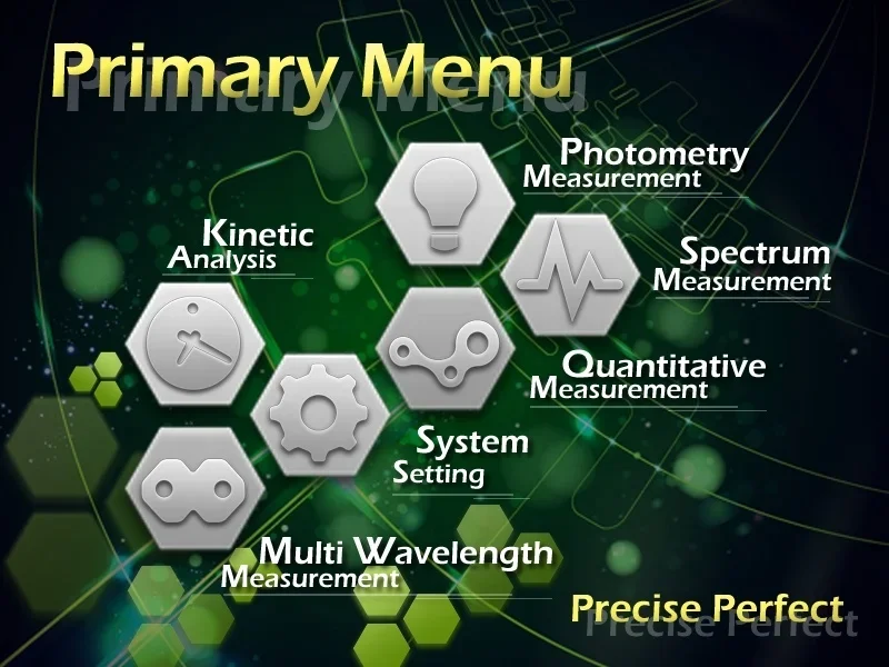 Scanning Double Beam UV VIS Spectrophotometer