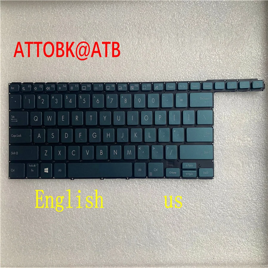 

US/Spanish/French/Russian/BR Laptop Keyboard For Asus Zenbook Pro Duo 15 ux581 UX581G Ux581gv ux581lv X2 Pro UX5000G Backlight