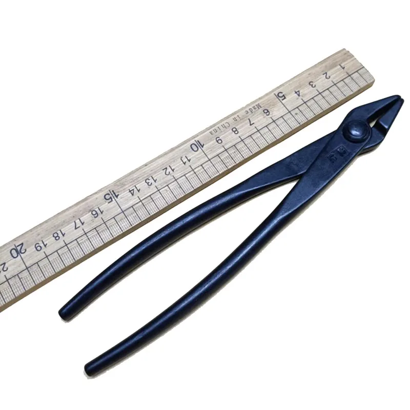 Thick branch shears 200MM bonsai tools round blade steel garden pruning wire drawing pliers scissors