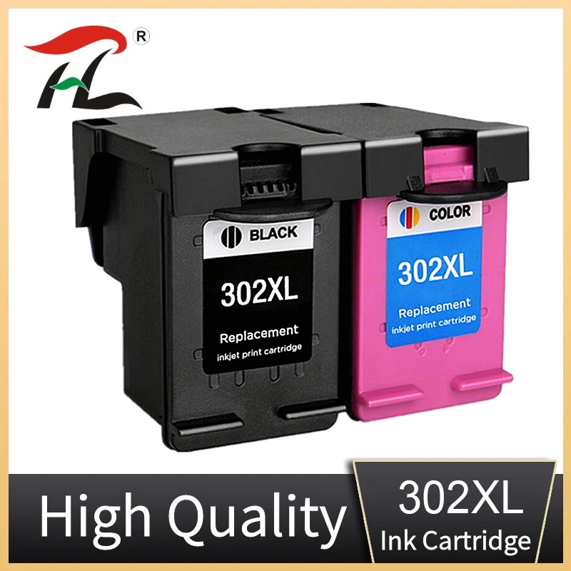 

Replacement 302XL Ink Cartridge For HP 302 XL For HP302 Deskjet 2130 2135 1110 3630 3632 Officejet 3830 3834 4650 Printer