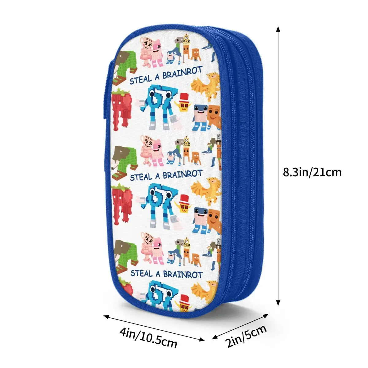 Bruh سرقة A Brainrot 67 مقلمة متعة Brainrot ميمي حامل قلم حقيبة الفتيات الفتيان كبير الطلاب مدرسة التجميل pencelcases #6