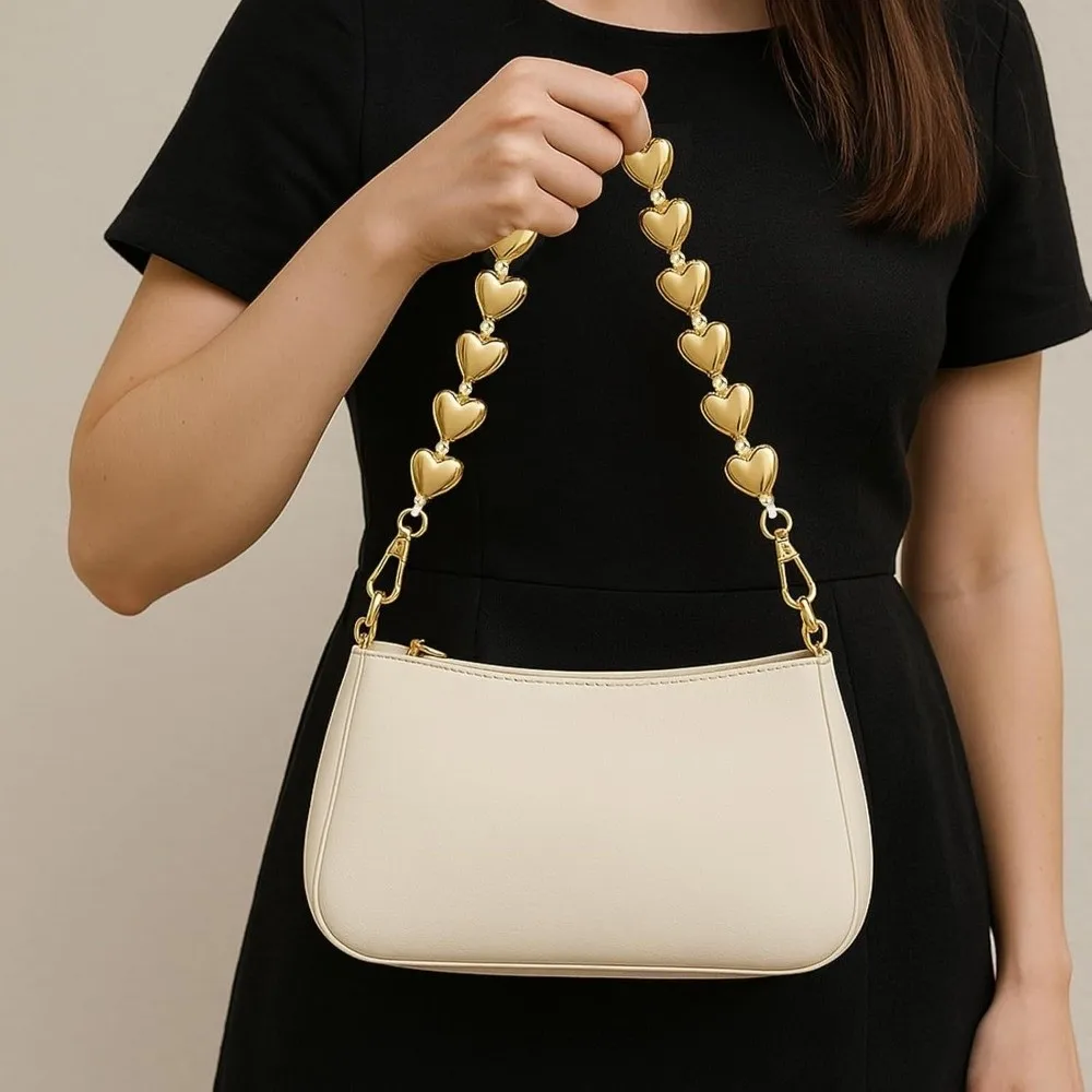 New Love Design Purse Extender Chain Length Adjustment Versatile Purse Charms Beautiful Premium Purse Strap Extender for Wallet