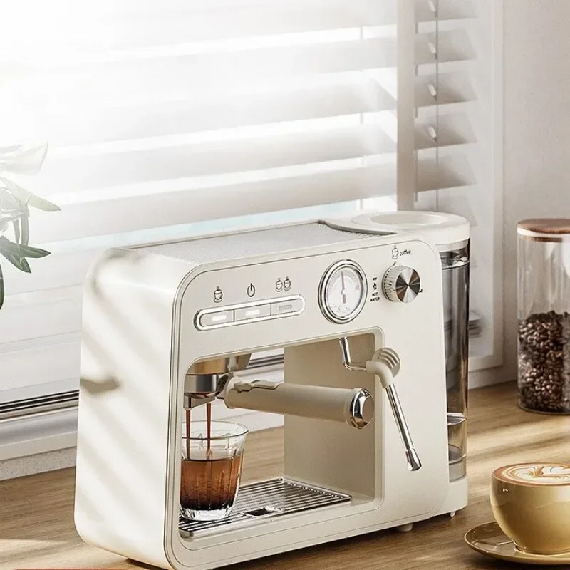 15bar pump-type retro home coffee machine Espresso milk coffee machine Small semi-automatic coffee machine for beginners