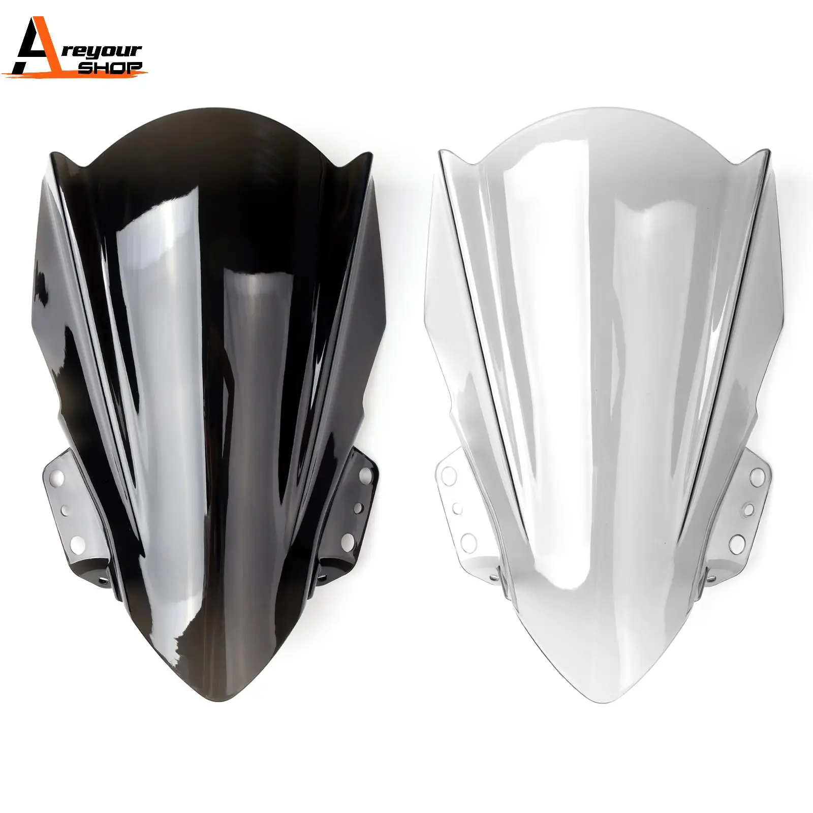 

Areyourshop For Kawasaki Ninja 250SL 2015-2017 ABS Windshield Shield Screen Windscreen Motorcycle Accessories