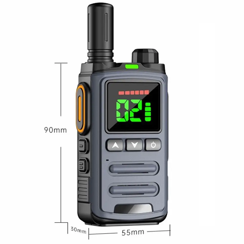4 Pack Walkie Talkie License-Free PMR/FRS Portable Korean Civilian 2 Way Radio For Restaurant Hotel Home Cafe Communication