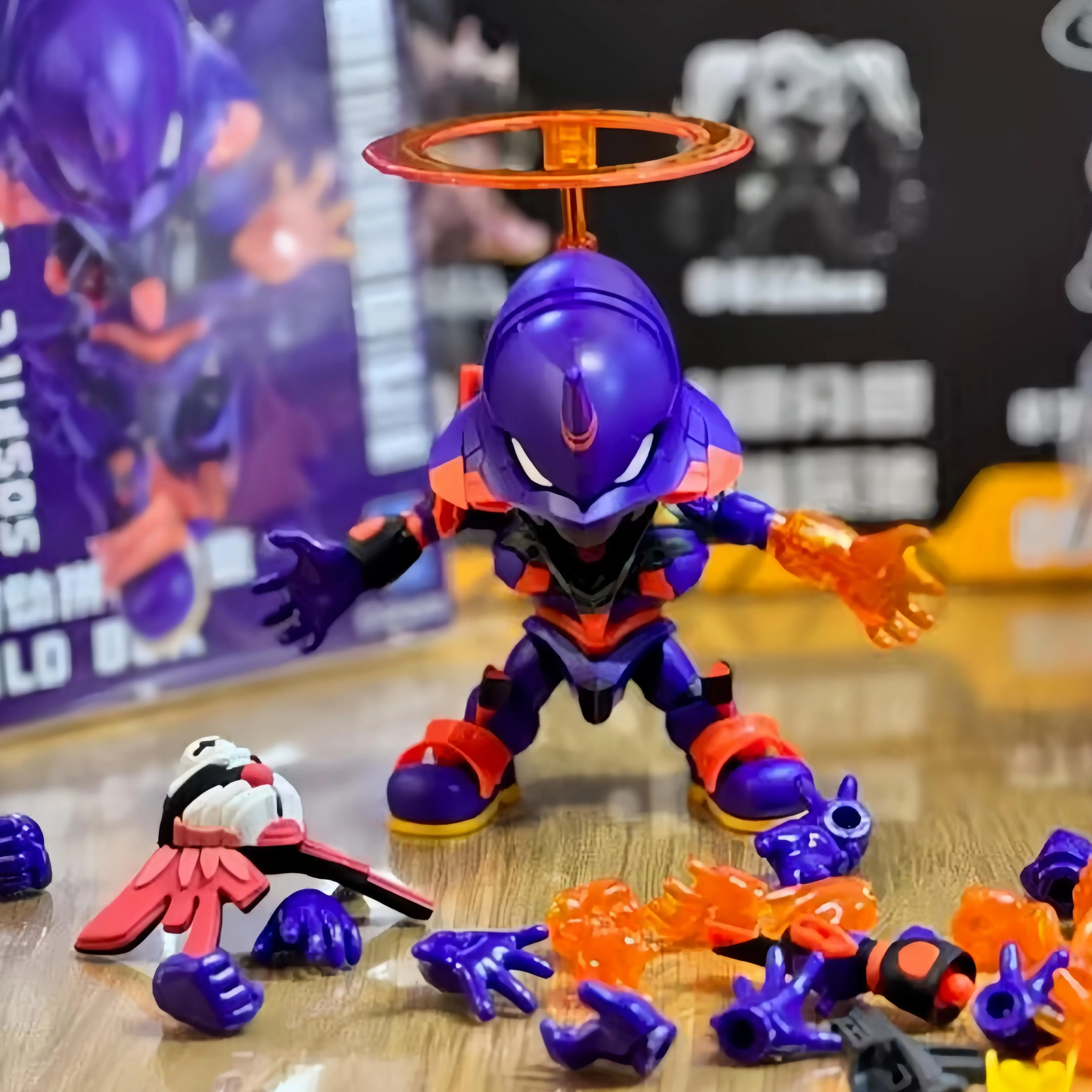 

Новая оригинальная коллекционная фигурка Soskill Eva Blind Box Neon Genesis Evangelion, сборная, ручной работы, Q-версия, подарок