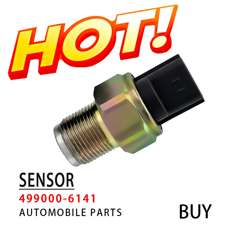 499000-6141 Fuel System Sensor Common Rail Fuel Pressure Monitoring Accurate Fuel Injection Quantity Control XI0224