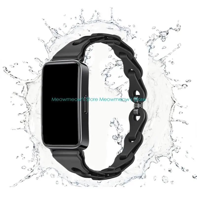 W91A شريط السيليكون الناعم للفرقة 8/9/10 جهاز معصم ذكي متوفر بألوان متعددة استخدم حزام مراقبة اليومية