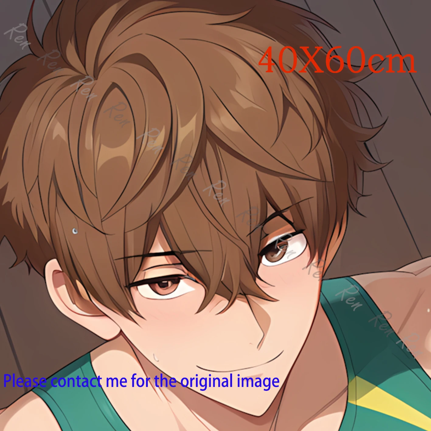 Dakimakura Anime Kirishima Natsuya Pillow Cover Sofa Cushion Double-side Print Throw Pillow Case 40X60cm